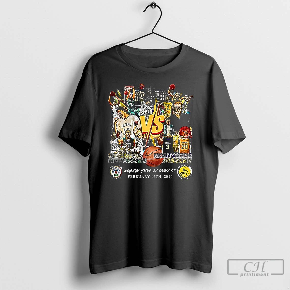 Classic St Joes Vs Montverde Harwood Arena 2014 Graphic Retro T Shirts