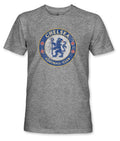 Chelsea FC Color Logo Premium Triblend T-Shirt Grey -  1863FC - New