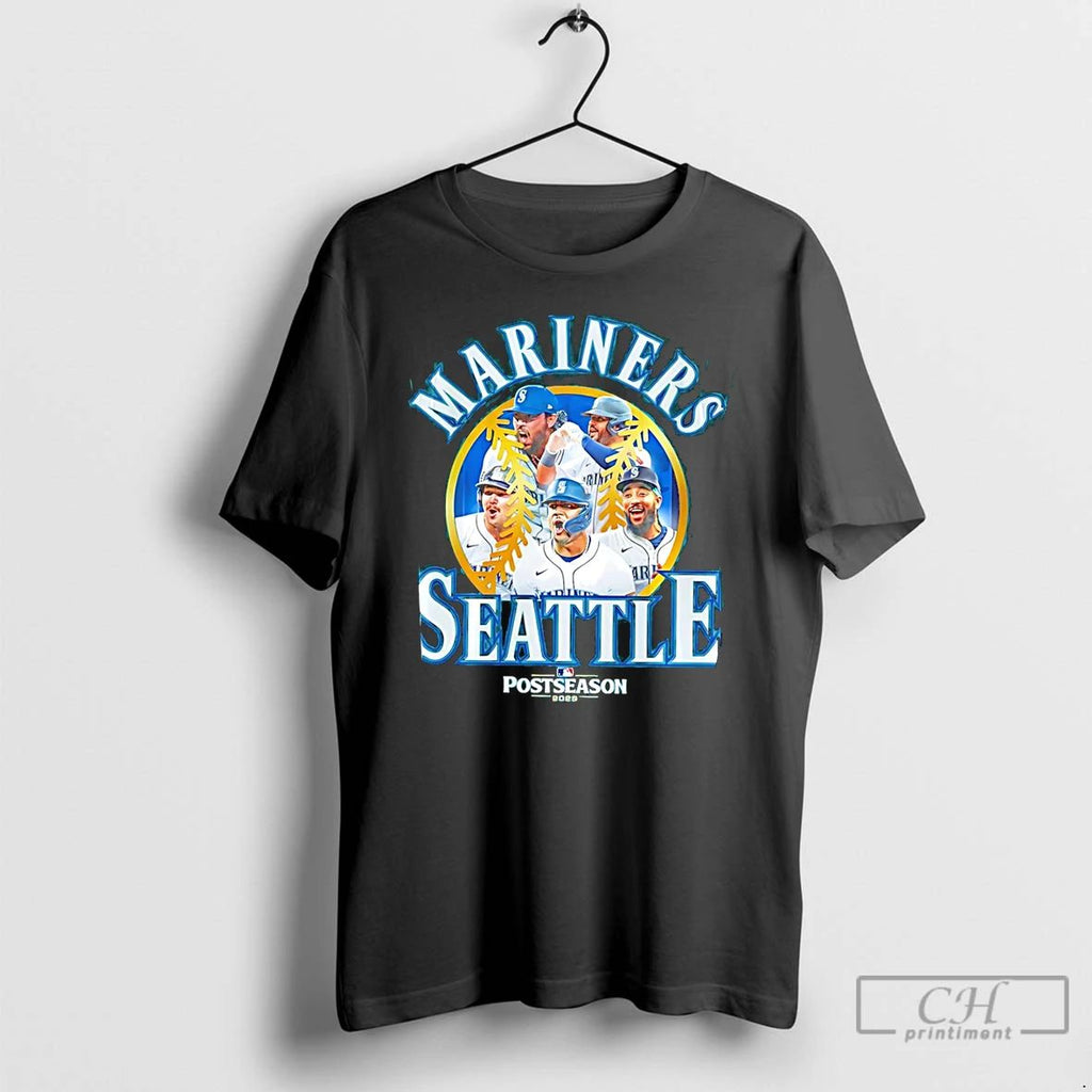 Classic Seattle Mariner 2025 Alcs Champions Postseason All Team T Shirts
