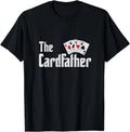 NEW LIMITED The Card Father Poker Game Cards Playing Dad T-Shirt