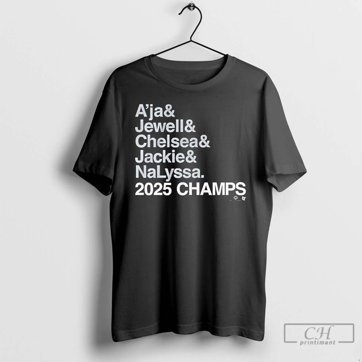 Classic Las Vegas Aces Ampersand 2025 Champions T Shirts