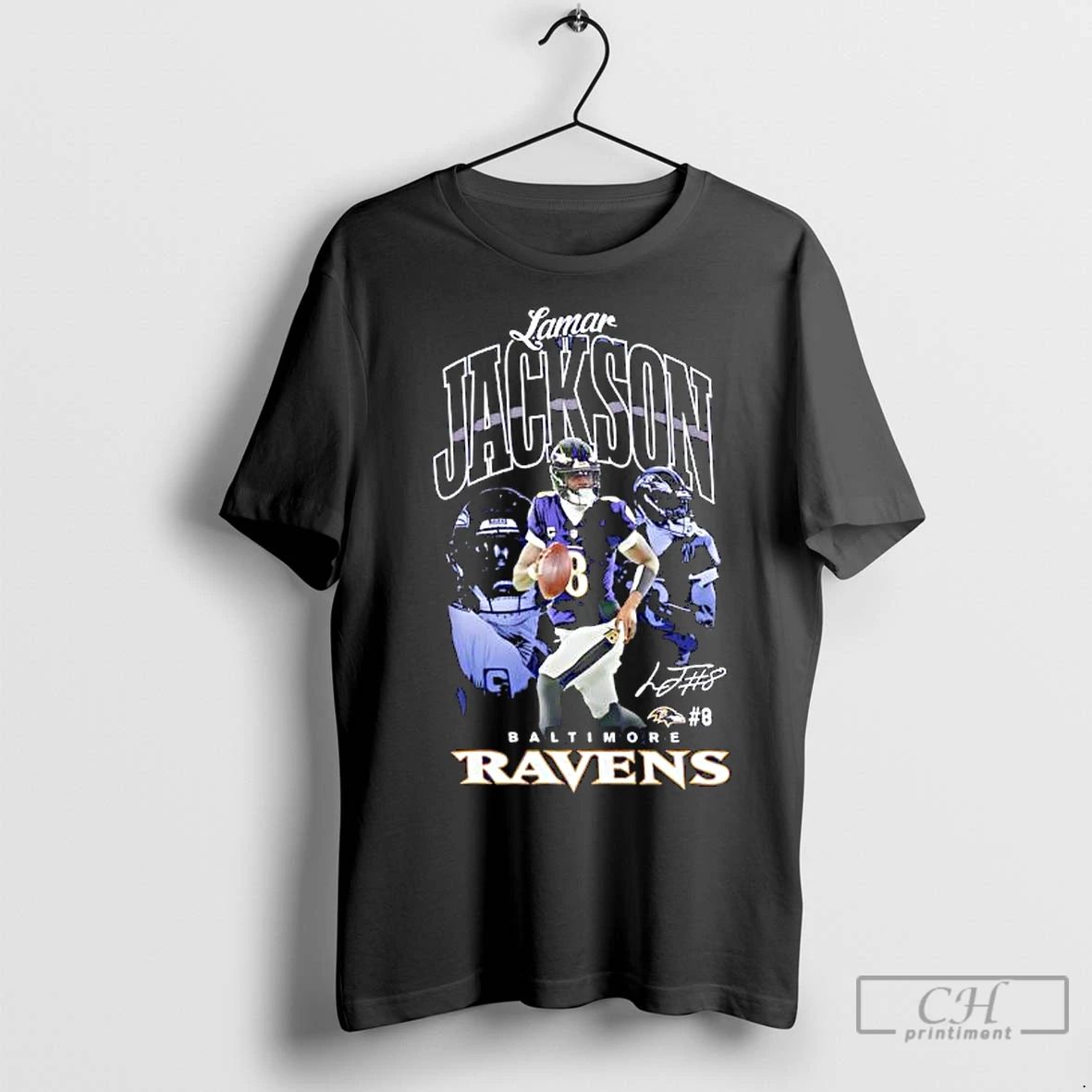 Premium Baltimore Ravens Lamar Jackson Signature