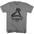 NASA Black Artemis Logo Return Astronauts To The Lunar Surface Men's T Shirt