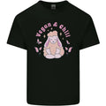 Vegan & Chill Meditation Yoga Spiritual Mens Light Cotton T-Shirt