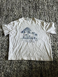 H&M Relaxed Fit White Mushroom Nature Graphic Crew Neck T-Shirt Men’s L