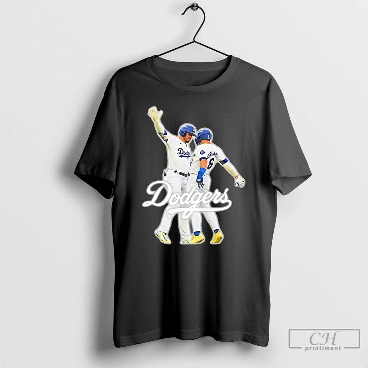 Classic Kike Hernandez And Gavin Lux Crotch Bump La Dodgers 2025 Long Sleve T Shirts