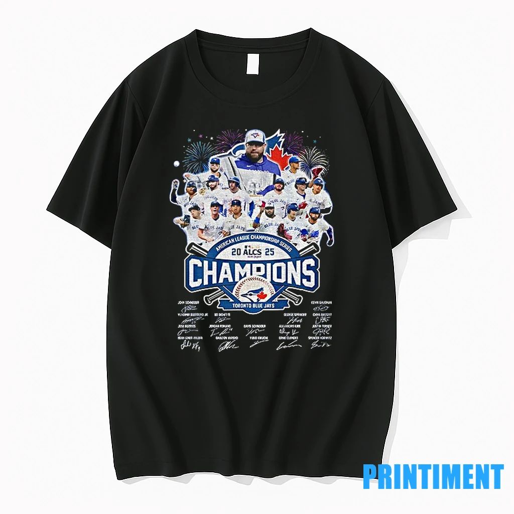 Toronto Blue Jays 2025 Alcs Champions Signature Tshirts Sweater