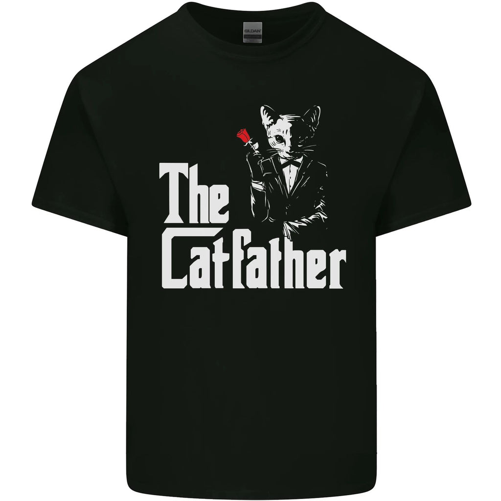 The Cat Father Parody Kitten Lover Animal Mens Light Cotton T-Shirt