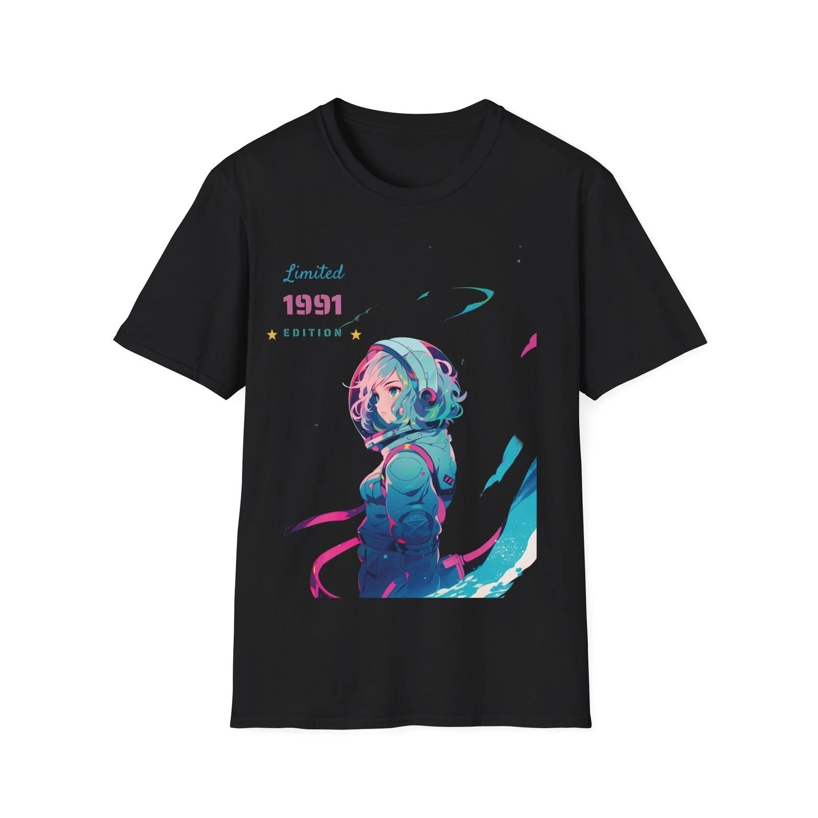 Mens Space Anime Limited Edition T-Shirt Free Shipping