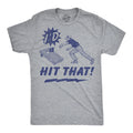 Mens Funny T Shirts Id Hit That Sarcastic Cornhole Graphic Novelty Tee For Men