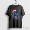 Premium Jeupeor4 Christmas Light Blub La Dodgers Baseball Champs T Shirts