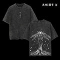 Retro Heavy Limited 90s Demon Shinigami Mahoraga Dark Anime Streetwear T-Shirt