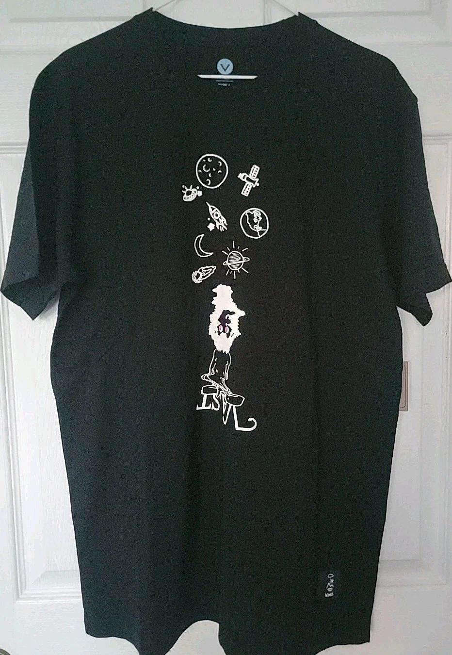 NWT Sz L Vast Life Men's 100% Cotton "Yogi Always Wins" Graphic T-Shirt MSRP $32