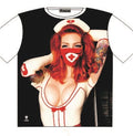 T-Shirt Help Me Nurse with Attitude Street Fashion Mens Ladies