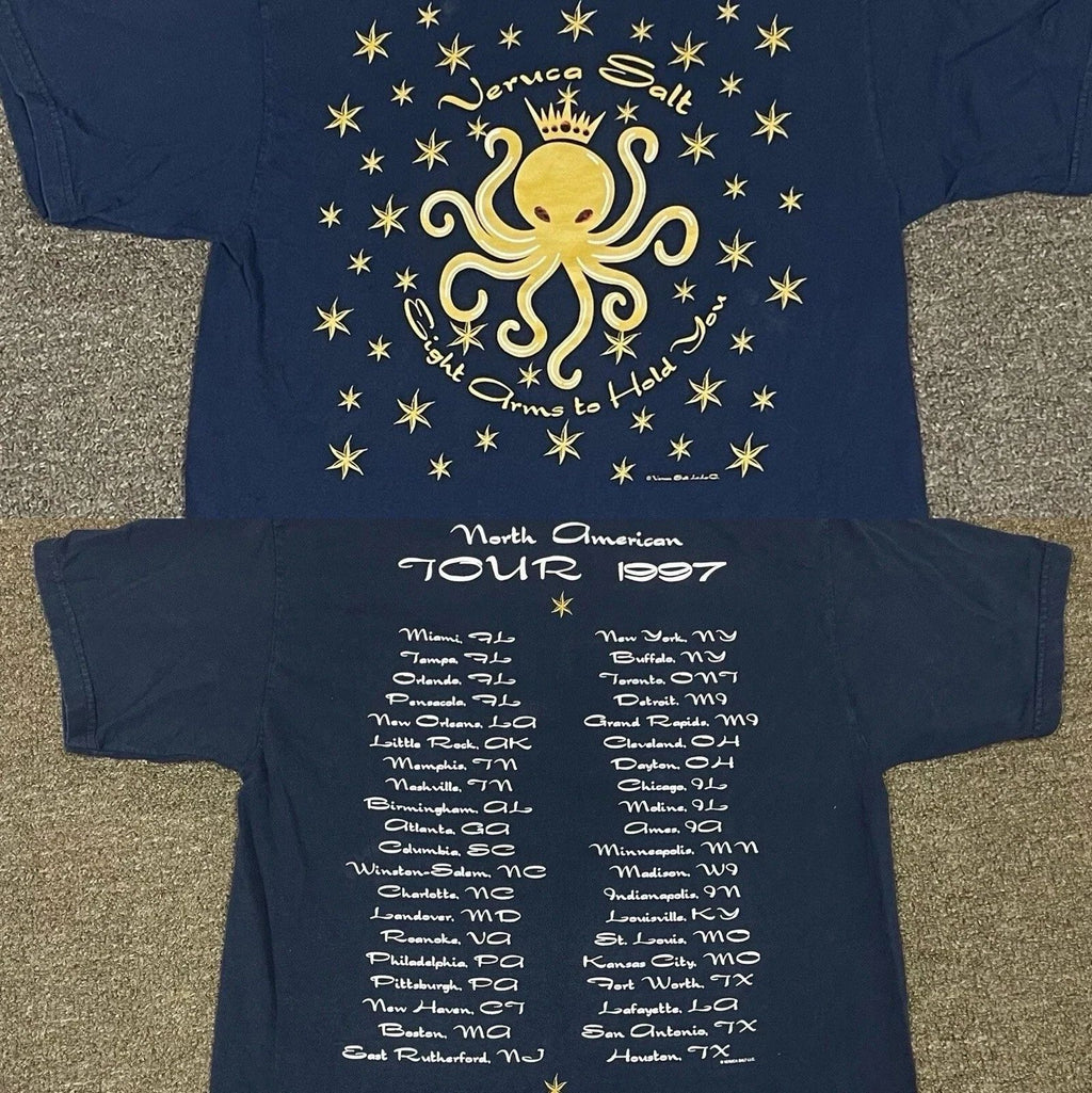 Veruca Salt Band North America Tour 1997 T Shirt Full Size S-5XL