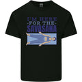 Funny Yoga Im Here For the Savasana Mens Cotton T-Shirt Tee Top