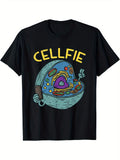 Cell fie Funny Biology Cell Graphic T-Shirt Science Nerd Humor Tee