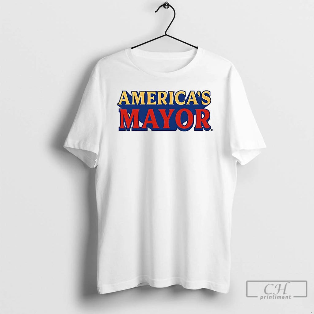 Premium Americas Mayor Logo Political T Shirts