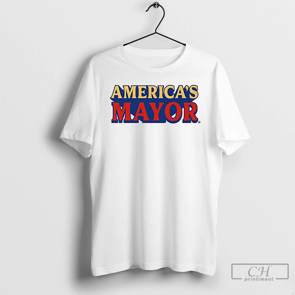 Premium Americas Mayor Logo Political T Shirts