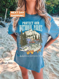 National Parks Comfort Tee Unisex Soft Graphic Nature Lover Gift