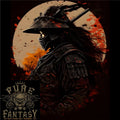Samurai Storm Japanese Fantasy Warrior Mens Cotton T-Shirt Tee Top