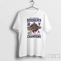 Premium Los Angeles Dodgers Back 2 Back Champions Shns World Series T Shirts