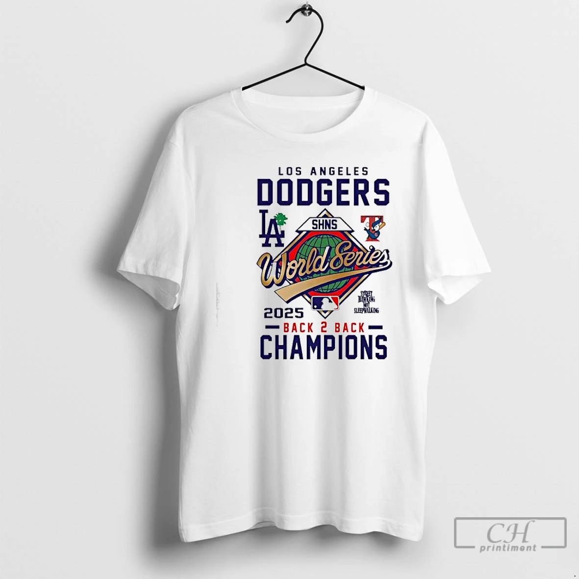 Premium Los Angeles Dodgers Back 2 Back Champions Shns World Series T Shirts
