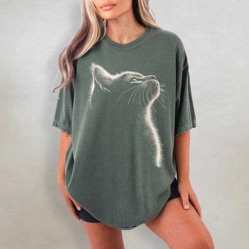 Aesthetic Cat Comfort Tee