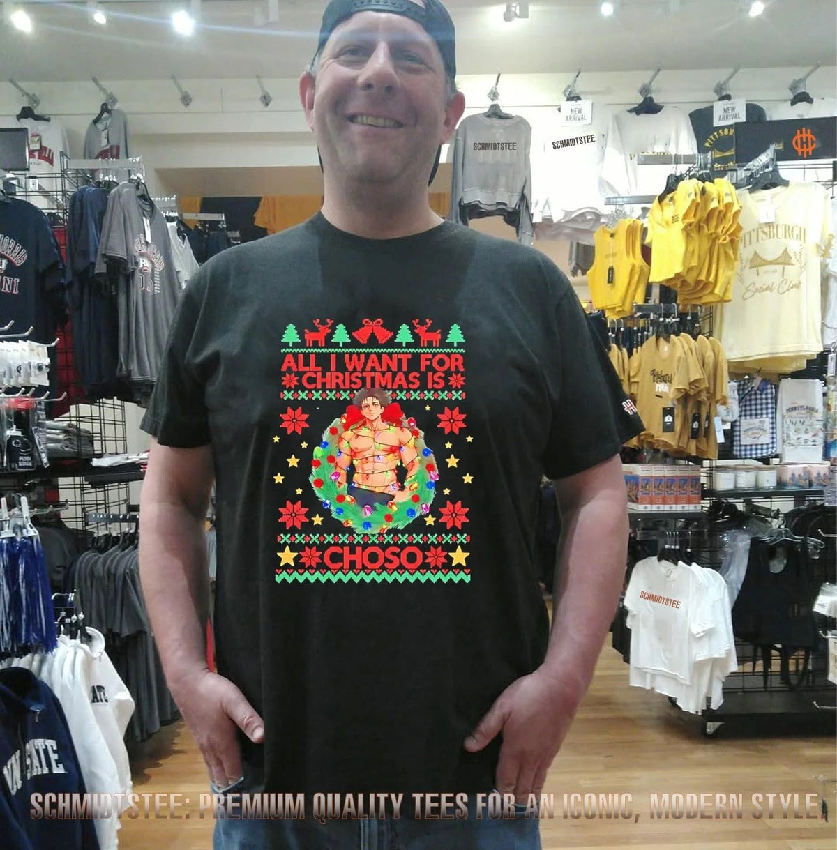 All I Want For Christmas Is Choso Ugly Christmas shirt