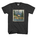 Rocky Mountain National Park Colorado Moose Shirt Stamp T Shirt Wildlife Nature