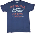 Ford Motors Adult New T-Shirt  - Genuine Parts & Service Distressed Words