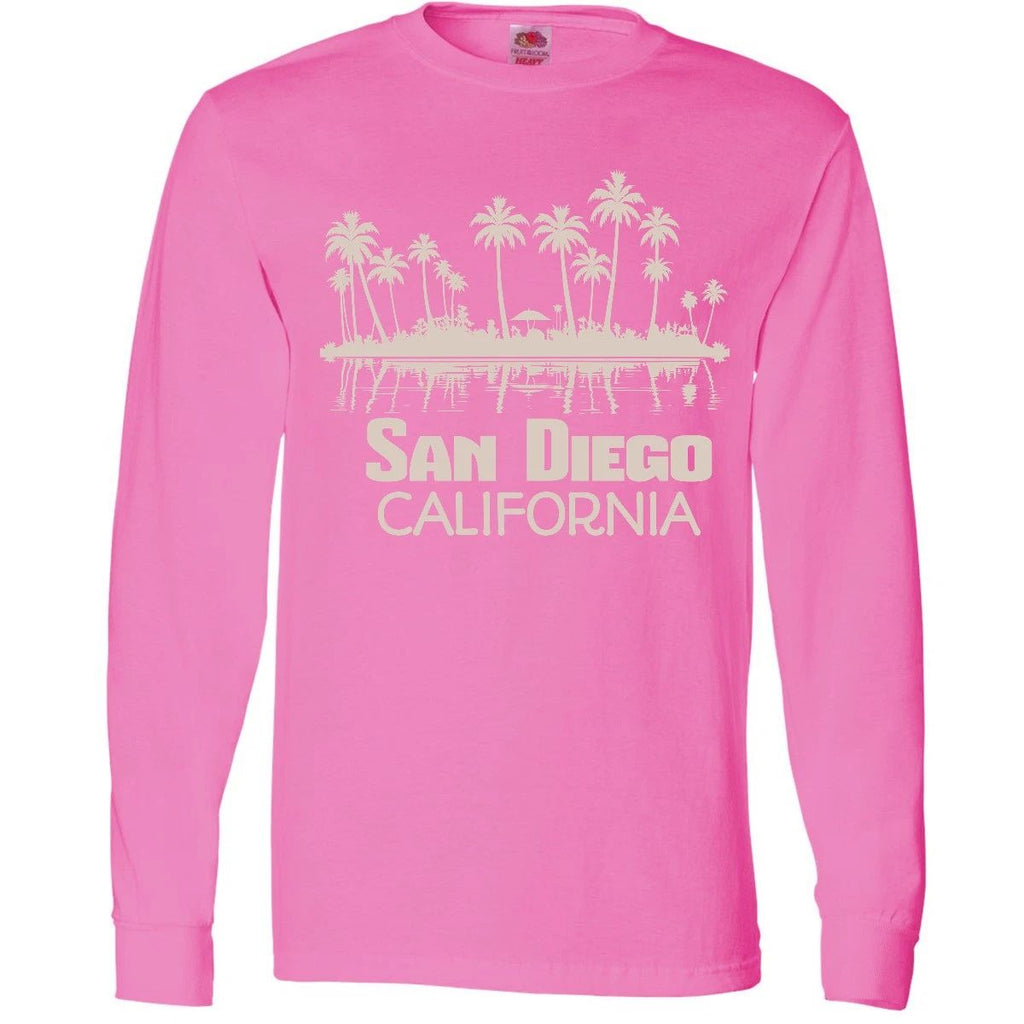 Inktastic San Diego California Travel Long Sleeve T-Shirt Beach Ca Mens Clothing