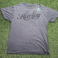 Hurley T Shirt Mens XL Gray Short Sleeve Surf Outdoors Cyber