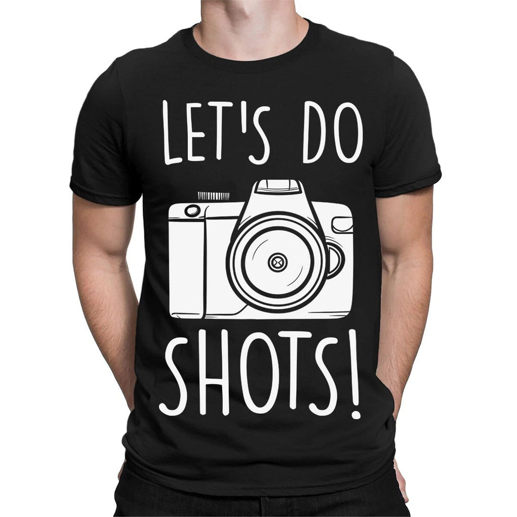 Lets Do Shots Camera Photography Photographer Mens Womens T-Shirts #TA-89