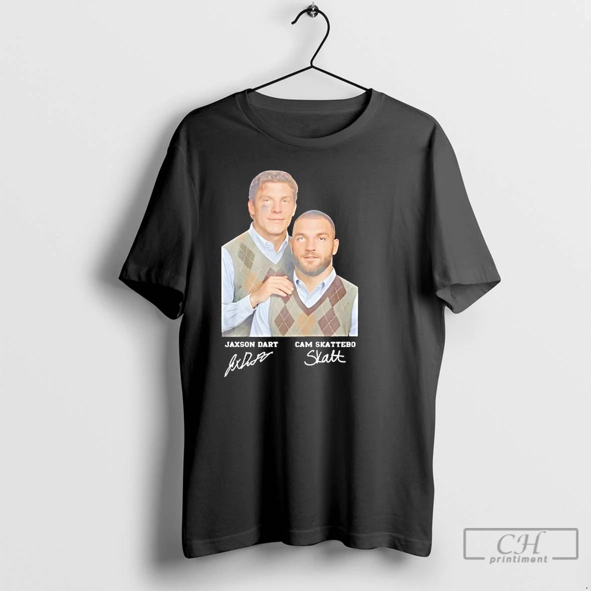Classic Jaxson Dart And Cam Skattebo Step Brothers Signatures T Shirts