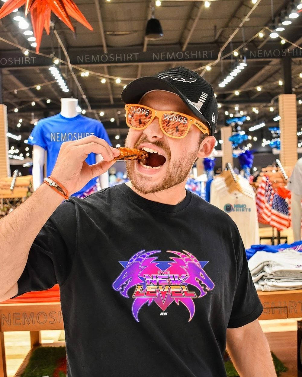 The New Level AEW Wrestling shirt