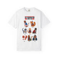 Stranger Cats Retro Sci‑Fi Cat Characters T-Shirt