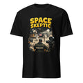 Space Skeptic Funny T-Shirt Apollo Moon Landing Hoax Film Set Humor Tee