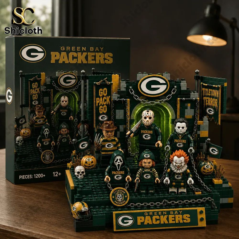Green Bay Packers Halloween Building Brick Set