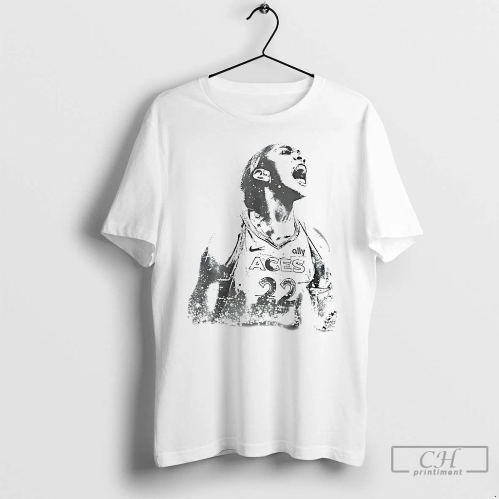 Classic Aja Wilson Las Vegas Aces 2025 Wnba Finals Mvp Scream T Shirts