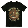 Quiet Book & Coffee Nook T-Shirt Vintage Cat Lover Gift Retro 1985 Bookworm Tee