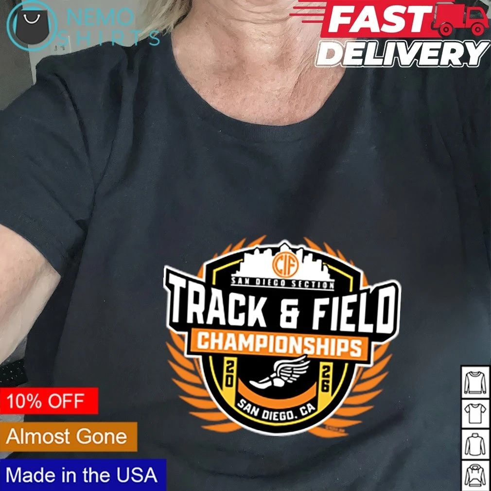 CIF-San Diego Section Track & Field Championships 2026 shirt