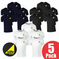 5 Pack Gas Safe Registered Printed T Shirts Workwear Pullover Gas Fitter Tees