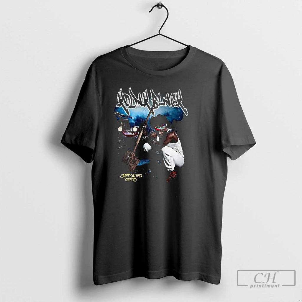 Classic Black Just Getting Started 2025 T Shirts