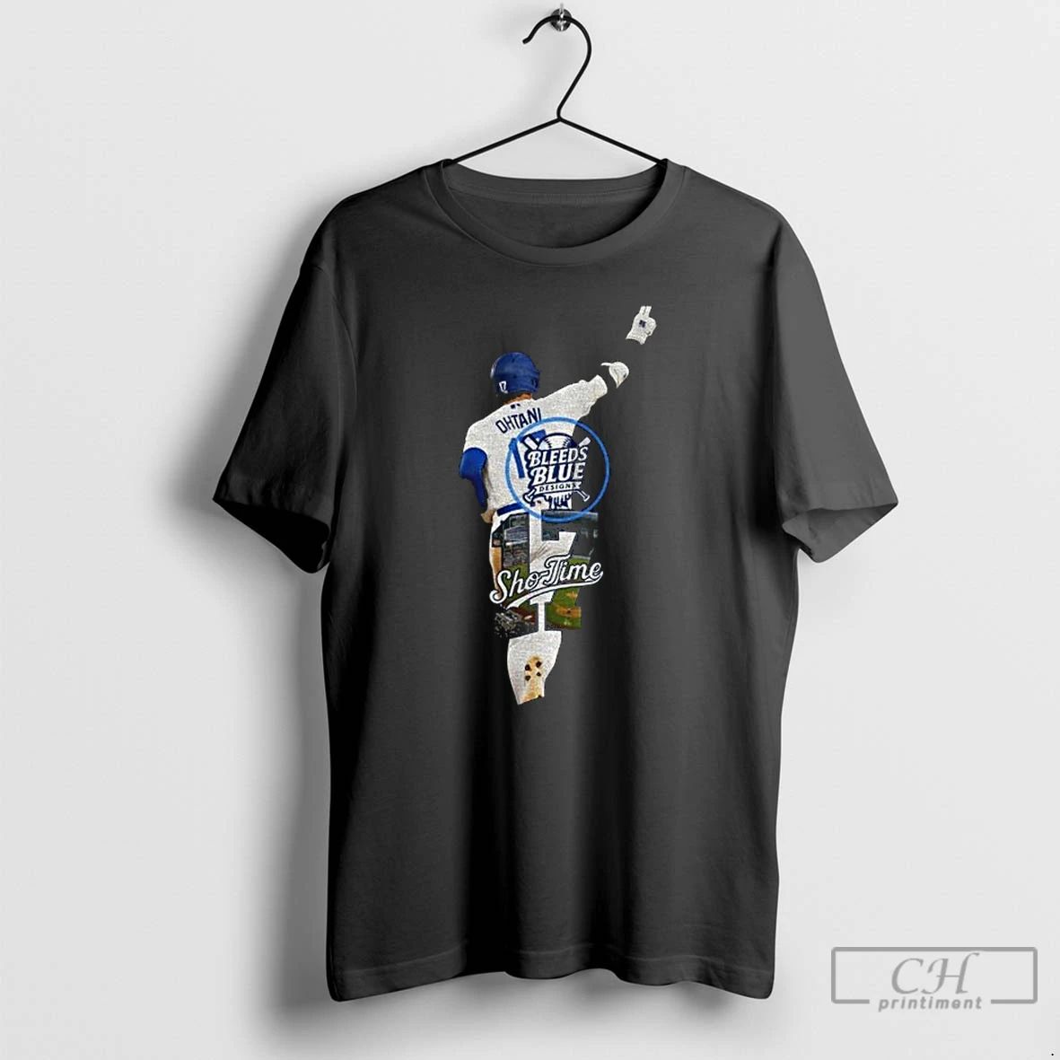 Classic Dodgers Shohei Ohtani Sho Time Bleeds Blue T Shirts
