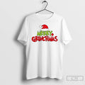 Classic Merry Grinchmas Santa Hat Christmas T Shirts