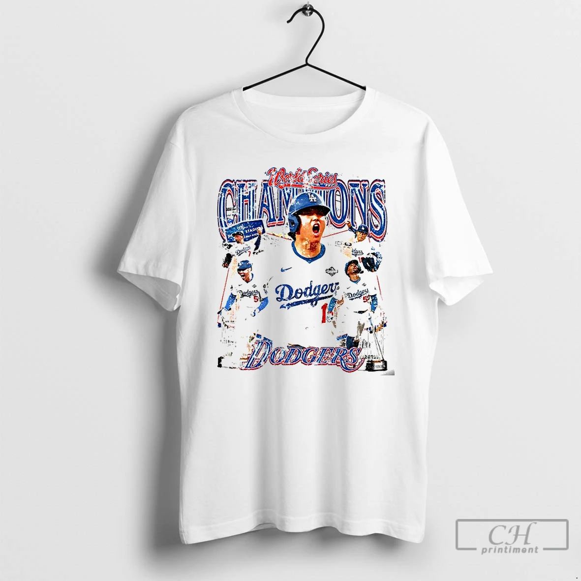 Premium Shohei Ohtani Mookie Betts Los Angeles Dodgers World Series Mlb Champions Graphic T Shirts