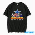 Horror Movie Characters You Cant Sit With Us Dallas Cowboys Halloween Tshirts Sweater