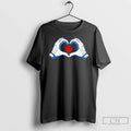 Classic Toronto Blue Jays Baseball Vladdy Georges Hand Heart 2 Sided T Shirts
