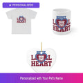 Custom Bulldog Pet Lover Gift Set Shirt Mug Ornament Personalized Name Bundle